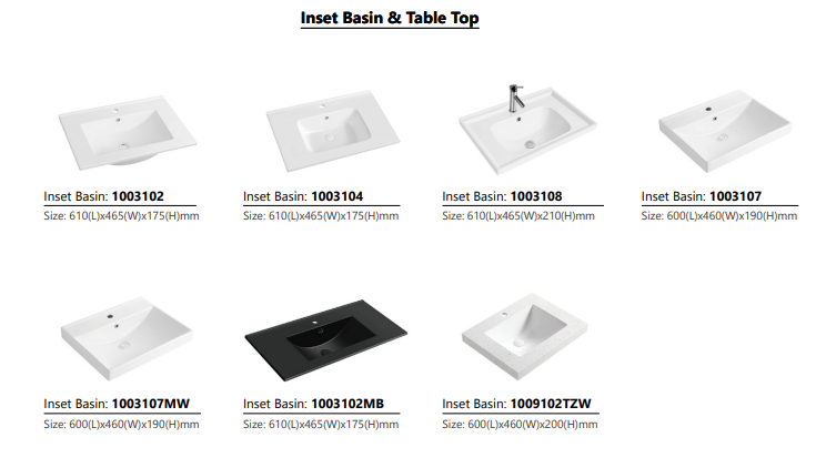 Dusche 2006105MB 60cm Basin Cabinet (Matt Black)