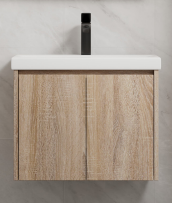 Dusche 2006345WG 60cm Basin Cabinet (Light Wood Gain)