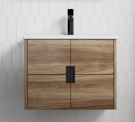 Dusche 60cm Basin Cabinet (Brown Walnut)