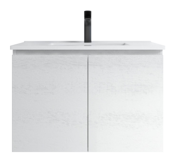 Dusche 2007103WW 75cm Basin Cabinet - ( Wood White )