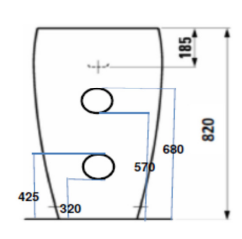 Vera GD.012 50cm Free Standing Basin