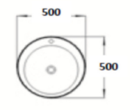 Vera GD.012 50cm Free Standing Basin