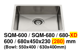 Monic SQM SUS304 Undermount Kitchen Sink