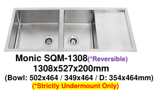 Monic SQM SUS304 Undermount Kitchen Sink