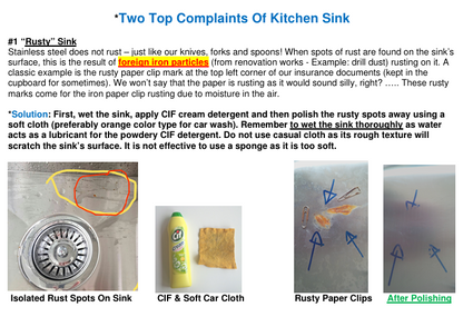Monic SQM SUS304 Undermount Kitchen Sink