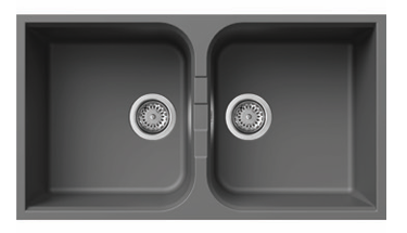 Rubine MEQ 820-82U (82CM) Undermount Kitchen Sink