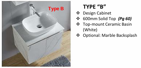 Nobel CPA-622 (60CM) Basin Cabinet