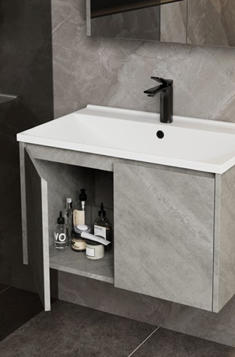 Dusche 2007315SBG 75cm Basin Cabinet - (Sand Beige Grey)