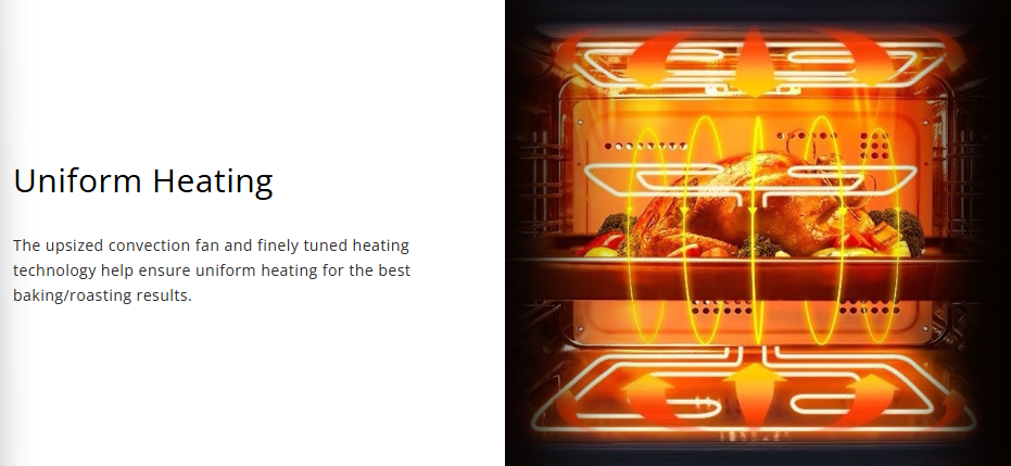 Tecno 6 Multi-function Upsized Capacity Built-in Oven
