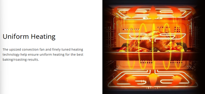 Tecno 6 Multi-function Upsized Capacity Built-in Oven