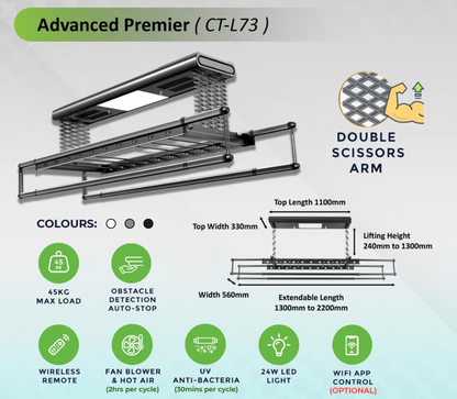 Nobel Advanced Premier CT-L73 Automated Laundry System