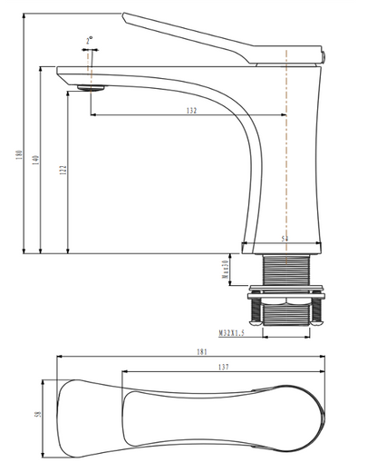 Vera YP.9020C Mixer Tap