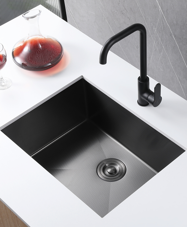 EACO Nano Black Honeycomb 316 Stainless Steel Sink