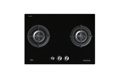 Turbo Incanto T702GV 70cm 2 burners built-in glass hob