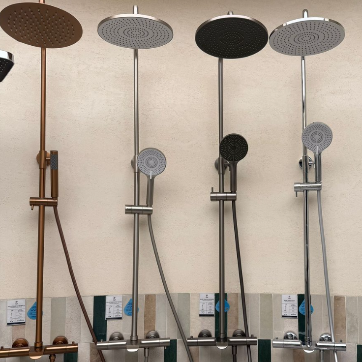 Rigel TSME14418T Thermostatic Rainshower System (Available in 4 colours)