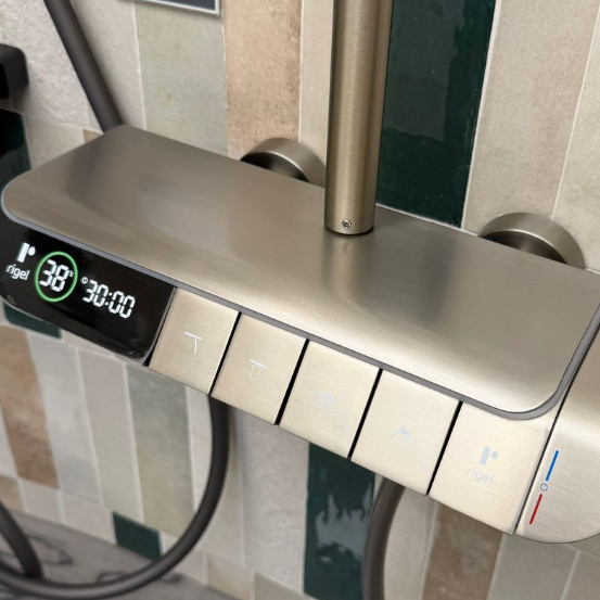 Rigel TSME2031 Piano-Series Rainshower System (Available in 3 colours)
