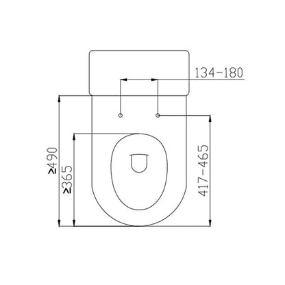 OttO 8900 Bidet Seat Cover
