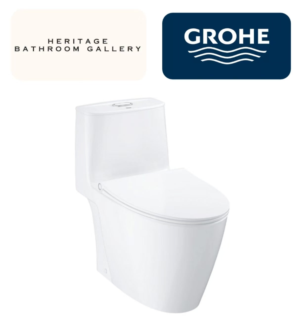 Grohe 39997000 One-Piece Toilet Bowl (Rimless Flush)