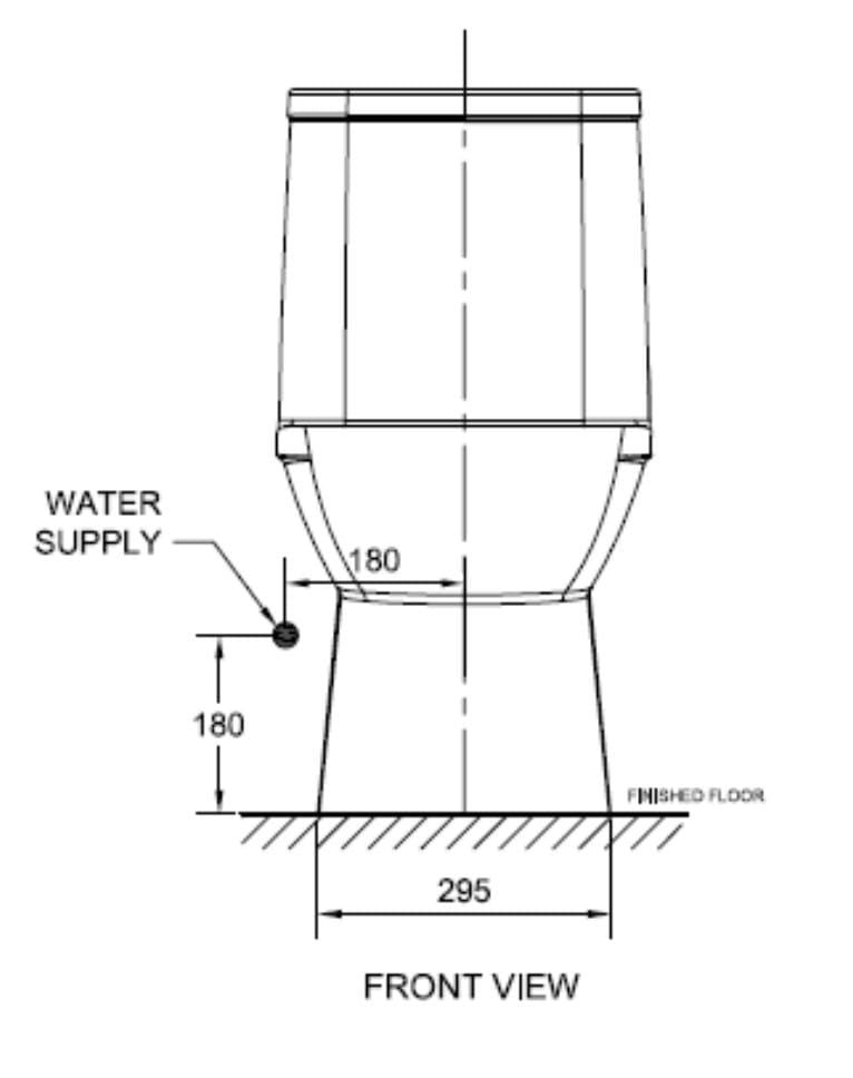 American Standard CL 25315 Neo Modern One-Piece Toilet