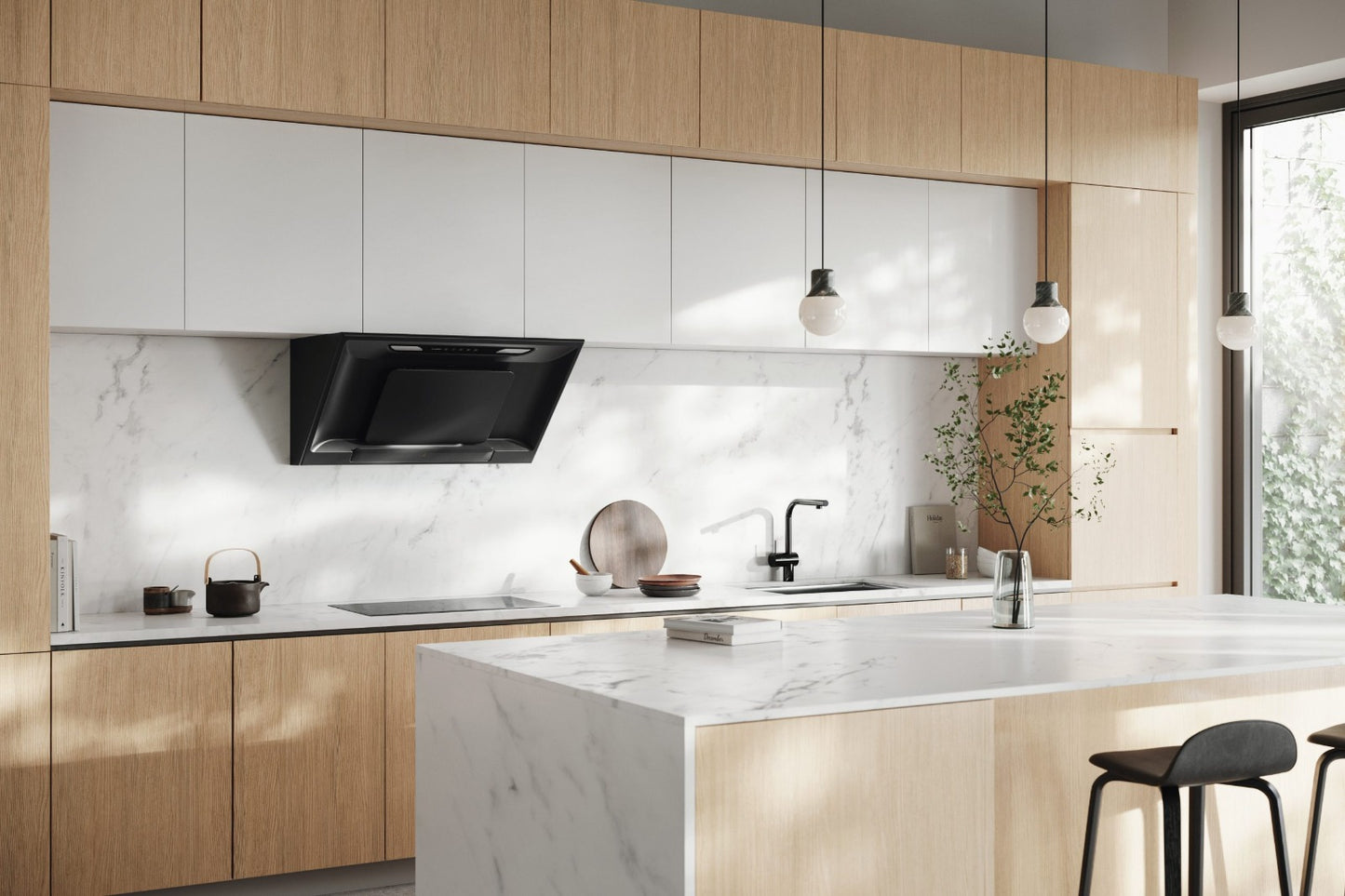Fujioh FR-SC2090 900mm Inclined Cooker Hood