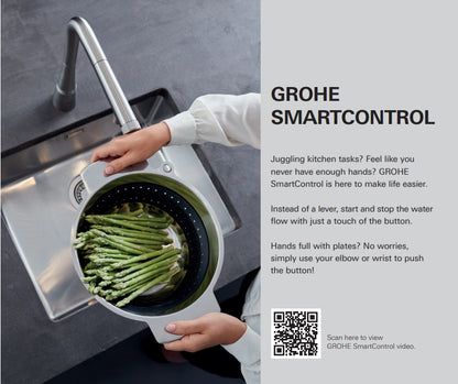 Grohe 31613000 Minta SmartControl Pull-Out Sink Mixer