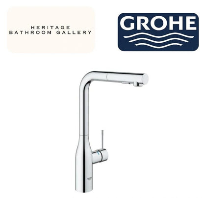Grohe 30270000 Essence L-Spout Pull-Out Sink Mixer