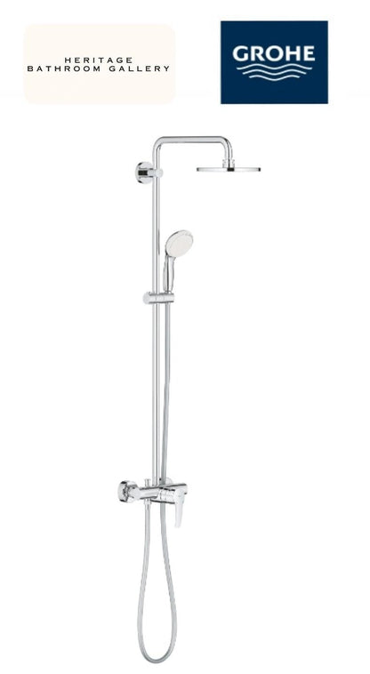 GROHE 26244002 Tempesta Cosmopolitan 200 Shower System With Single Lever Mixer For Wall Mounting