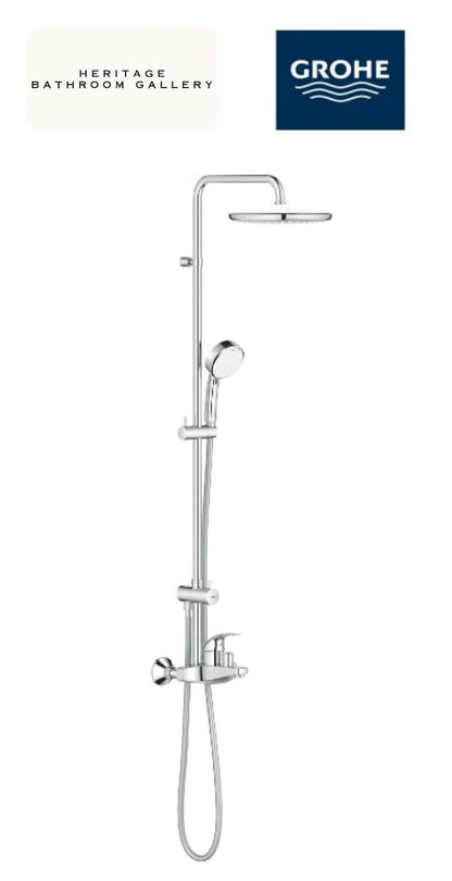 GROHE 26674001 Tempesta Cosmopolitan System 250 Shower System With Single Lever Bath Mixer