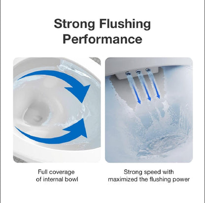 KOHLER Reach Up Rimless Two-Piece Toilet with Slim Quiet-Close Seat (K-31114K-0)