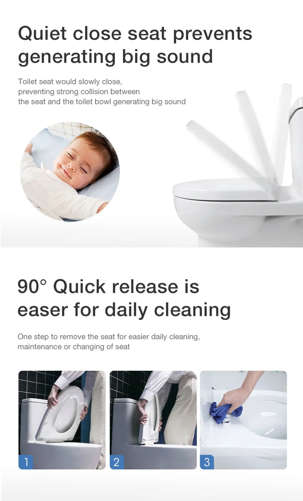 KOHLER Reach Up Rimless Two-Piece Toilet with Slim Quiet-Close Seat (K-31114K-0)