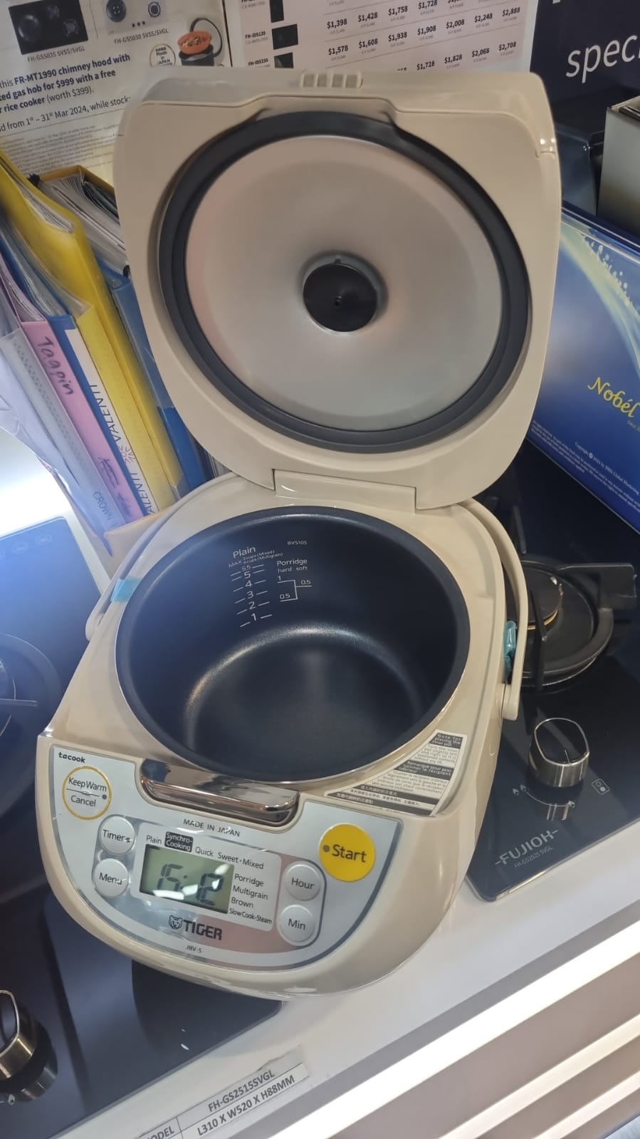 Tiger 1.0L Microcomputerized "tacook" Rice Cooker - JBV-S10S