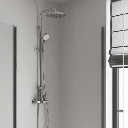 GROHE 26674001 Tempesta Cosmopolitan System 250 Shower System With Single Lever Bath Mixer