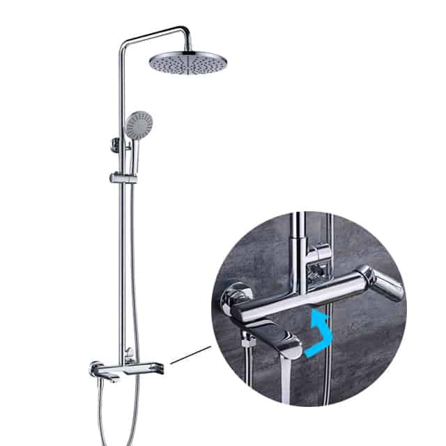 ZAFFIRO PRS. 1107.11CP RAINSHOWER SET