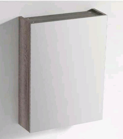 Nexus 45cm Mirror Cabinet (Grey Linen)