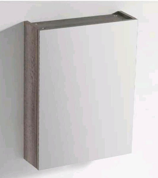 Nexus 45cm Mirror Cabinet (Grey Linen)