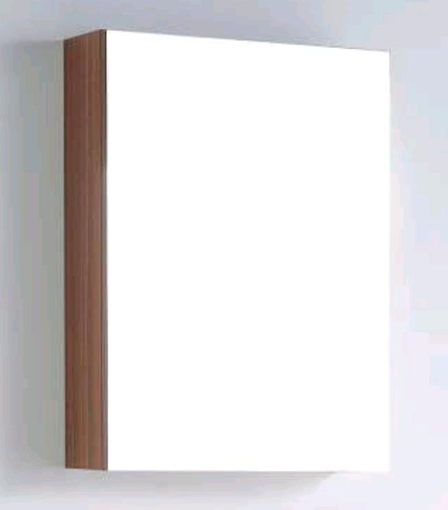 Nexus 45cm Mirror Cabinet (Brown Walnut)