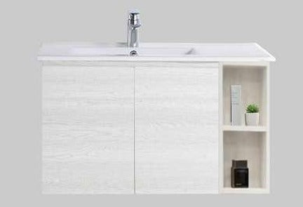 Nexus 80cm Basin Cabinet (White Oak)
