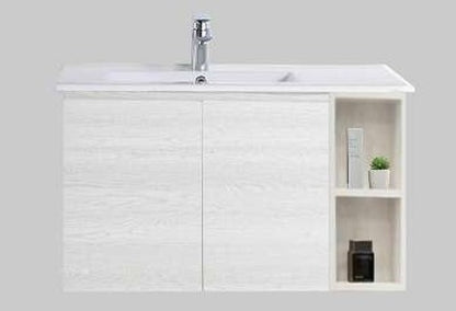 Nexus 80cm Basin Cabinet (White Oak)