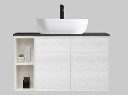 Nexus 80cm Basin Cabinet (White Oak)