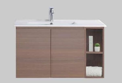 Nexus 80cm Basin Cabinet (Brown Walnut)
