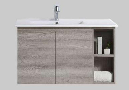 Nexus 80cm Basin Cabinet (Grey Linen)
