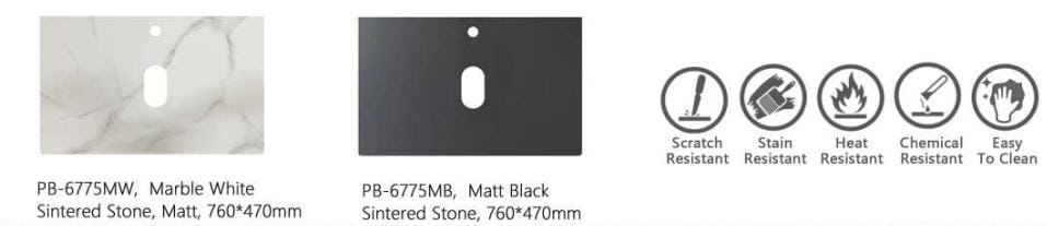 Nexus 75cm Basin Cabinet (Cloudy Black)