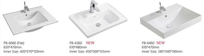 Nexus 60cm Basin Cabinet (White Oak)