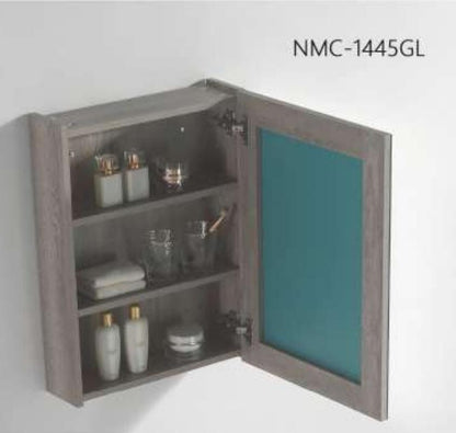 Nexus 45cm Mirror Cabinet (Grey Linen)