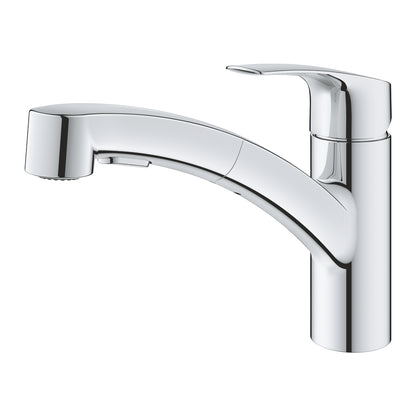 Grohe 30305001 Eurosmart Low Spout Pull-Out Sink Mixer