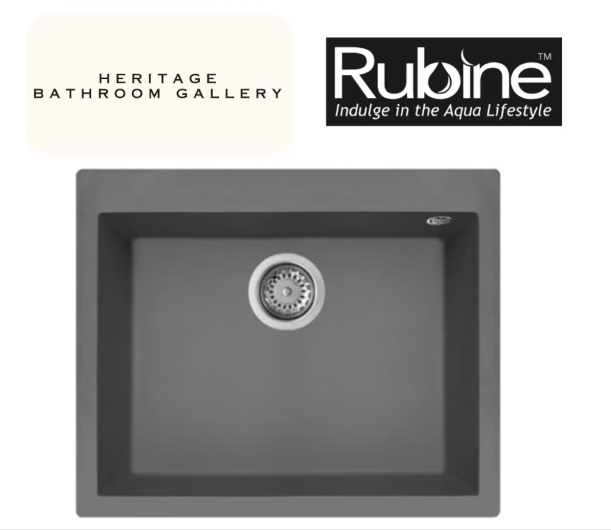 Rubine MEQ 810-61 (61CM) Top Mount Kitchen Sink