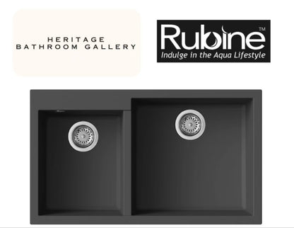 Rubine MEQ 860-86R (86CM) Top Mount Kitchen Sink
