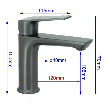 Fidelis FT-69A1-HGM Mixer Tap