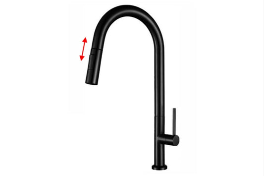 Nobel 4320 BK Pull Out Kitchen Tap