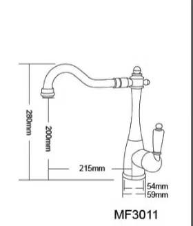 Aalto 3011B Mixer Kitchen Tap